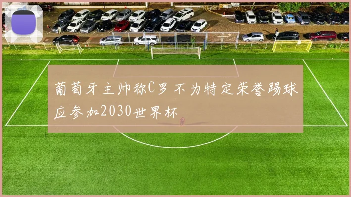 葡萄牙主帅称C罗不为特定荣誉踢球应参加2030世界杯